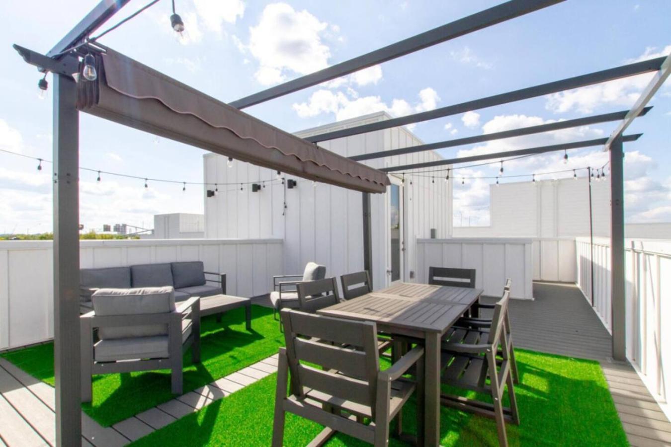 Skyline Serenity Rooftop Patio With Ping Pong Villa Nashville Dış mekan fotoğraf